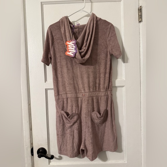 Fabletics Terry Short Onesie Sz Large - Picture 5 of 8